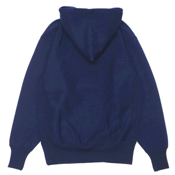 画像2: Champion（チャンピオン）REVERSE WEAVE HALF ZIP SWEAT SHIRT（リバースウィーブアフターフーデッドスウェットシャツ）"TRUE TO ARCHIVES" / Navy（ネイビー） (2)