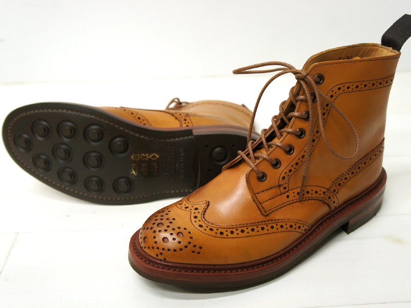 Tricker's（トリッカーズ）カントリー ブローグブーツ（ダイナイト