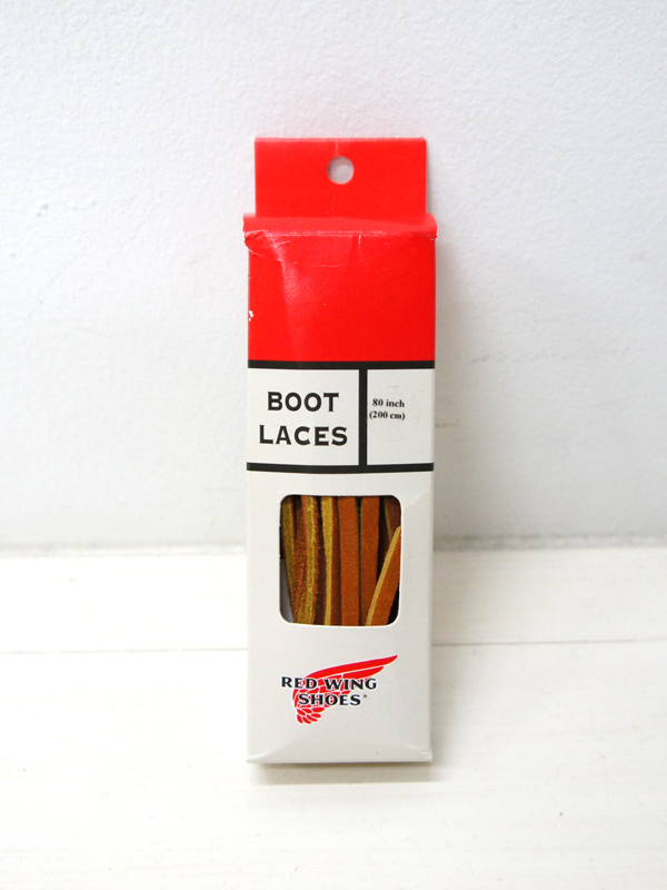 Red Wing レッドウィング Leather Shoe Laces レザーシューレース 3cm Tan タン メール便発送可 タイガース ブラザース本店オンラインショップ