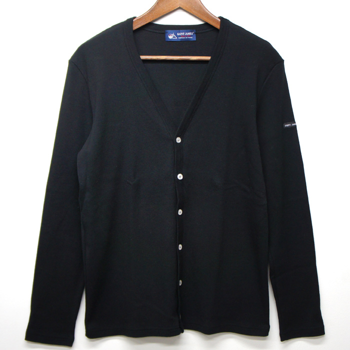 Saint James セントジェームス コットンカーディガン Noir ブラック タイガース ブラザース本店オンラインショップ Saint James セントジェームス コットンカーディガン Noir ブラック タイガース ブラザース本店オンラインショップ