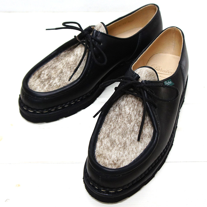 PARABOOT パラブーツ MICHAEL MARCHE NOIRE LIS MOUCHETE ミカエル ポニー  715721 42(27cm) ブラック シューズ g9376