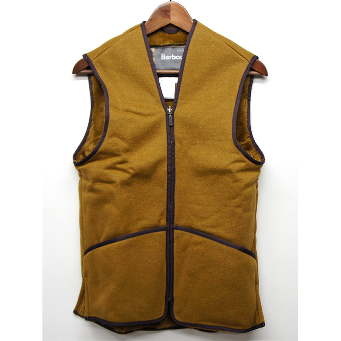 新品 Barbour ライナー 36 warm pile waistcoat