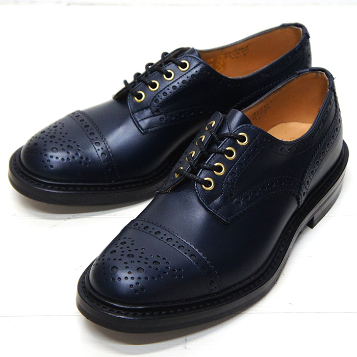 Tricker's（トリッカーズ）キャップトゥ ブローグシューズ（ダイナイト ...