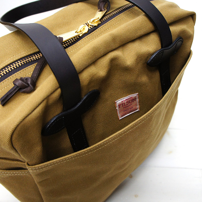 Filson フィルソン Tote Bag With Zipper ジッパー付トートバッグ Tan タン タイガース ブラザース本店オンラインショップ