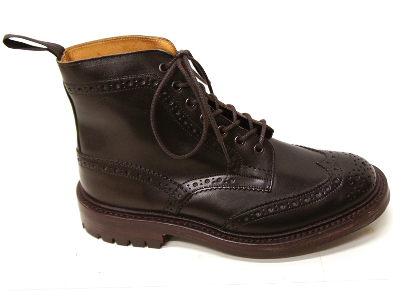 Tricker's(トリッカーズ)カントリー ブローグブーツ(コマンドソール