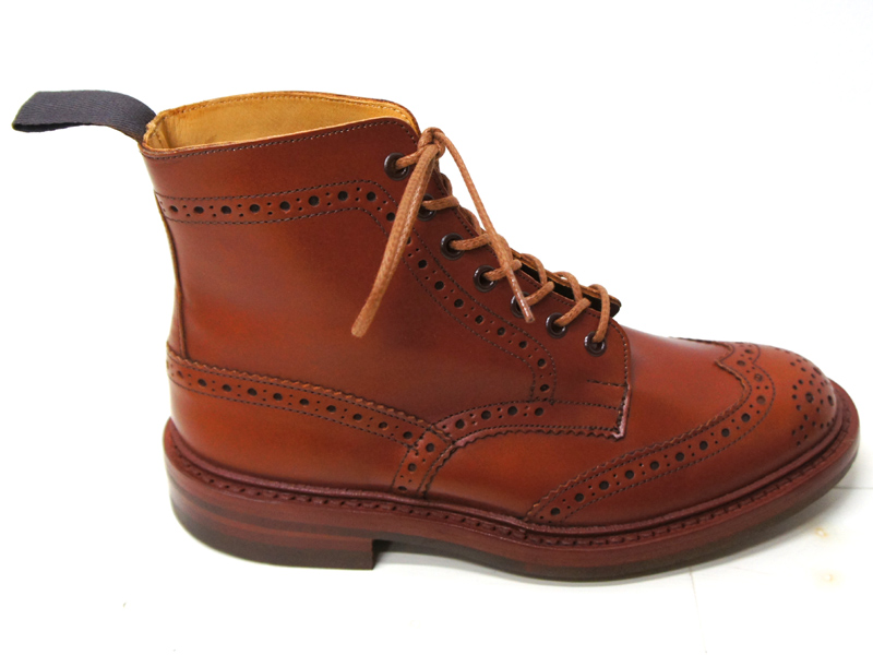 美品　Tricker's カントリーブーツ　マロン