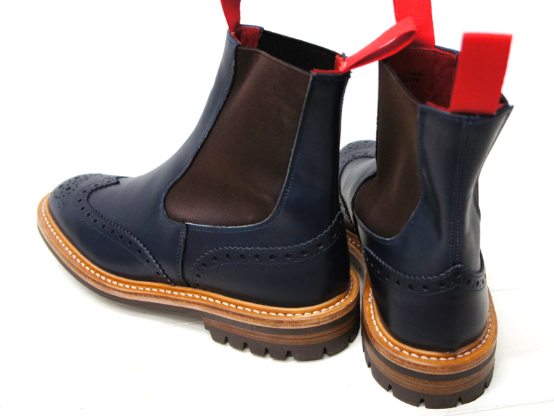 30％OFF！！Tricker's（トリッカーズ）サイドゴア ブローグブーツ 