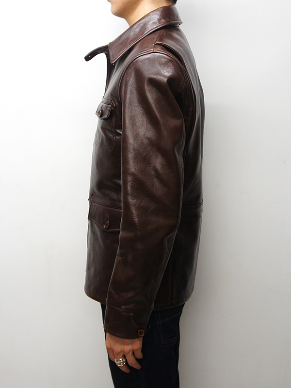 Y'2 LEATHER（ワイツーレザー）ANILINE HORSE SHIRT JACKET（アニリン