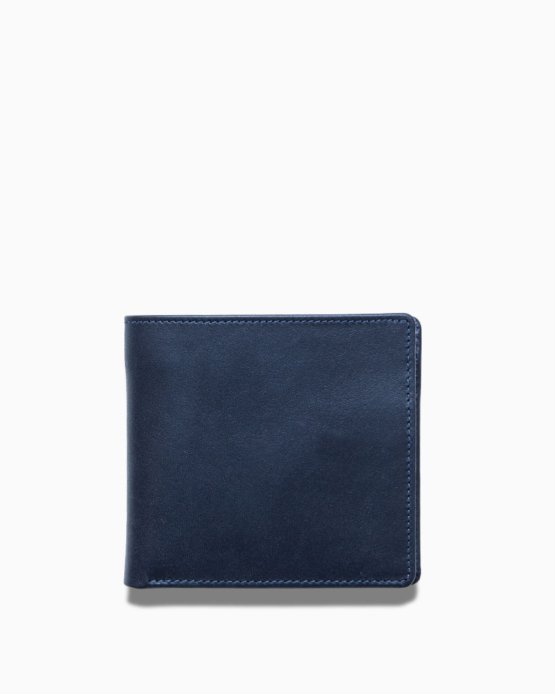 Whitehouse Cox（ホワイトハウスコックス）S7532 Coin Wallet（2つ折りウォレット）/Navy×Tan（ネイビー×タン）