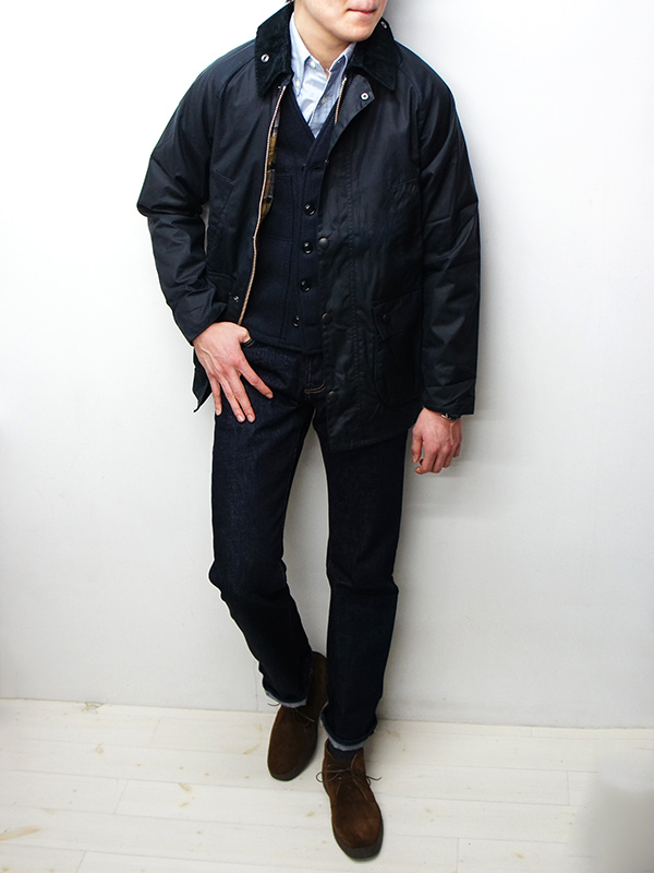 Barbour バブアー ビデイル SL ネイビー 36