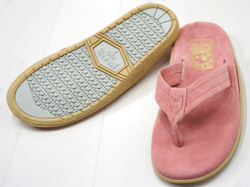 Island Slipper アイランドスリッパ Pt3 レザートングサンダル Pink Suede ピンクスエード タイガース ブラザース本店オンラインショップ