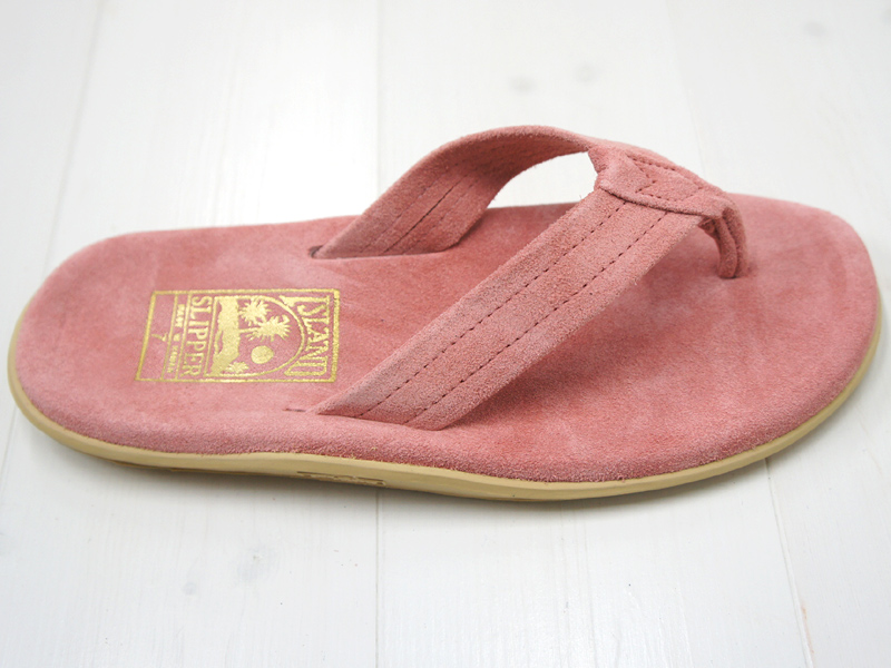 Island Slipper アイランドスリッパ Pt3 レザートングサンダル Pink Suede ピンクスエード タイガース ブラザース本店オンラインショップ