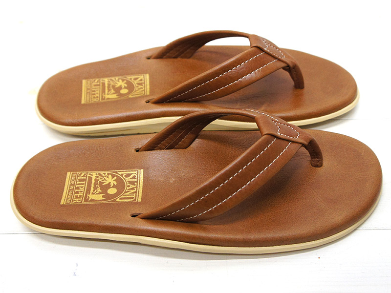 ISLAND SLIPPER（アイランドスリッパ）PT202 レザートングサンダル/Buff（ブラウン） -  タイガース・ブラザース本店オンラインショップ