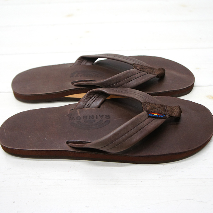 classic rainbow flip flops