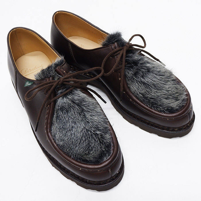 Paraboot  パラブーツ　ミカエル　カフェ　ミンクファー　25.5