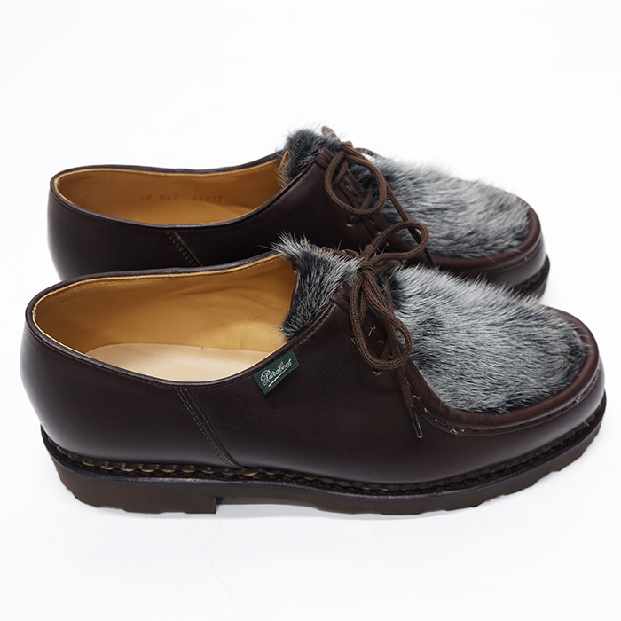 Paraboot  パラブーツ　ミカエル　カフェ　ミンクファー　25.5