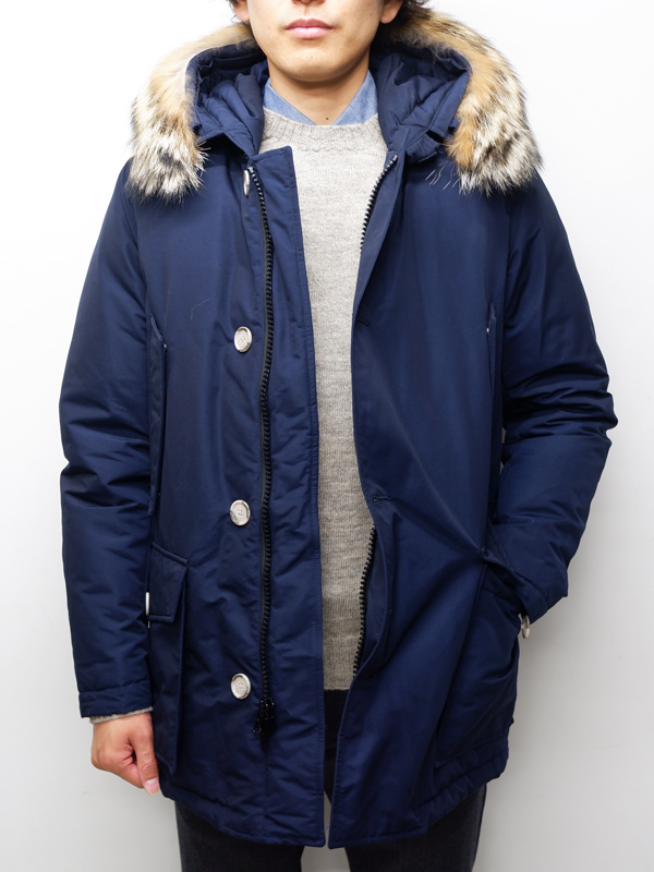 Woolrich ウールリッチ Arctic Parka Ml アークティックパーカー Melton Blue メルトンブルー タイガース ブラザース本店オンラインショップ
