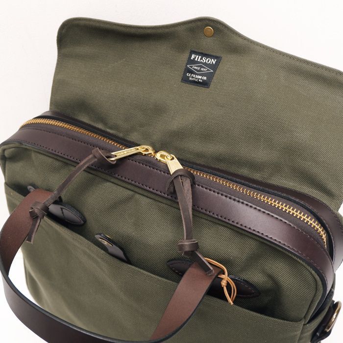 Filson フィルソン Original Briefcase オリジナルブリーフケース Otter Green オッターグリーン タイガース ブラザース本店オンラインショップ