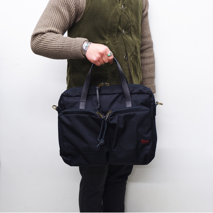 FILSON（フィルソン）DRYDEN BRIEFCASE（ドライデンブリーフケース）/Dark Navy（ダークネイビー）