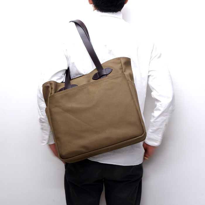 Filson フィルソン Open Tote Bag オープントートバッグ Sepia ブラウン タイガース ブラザース本店オンラインショップ