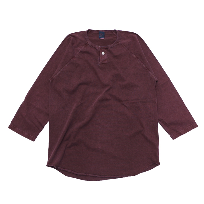 Good On グッドオン One Button Baseball Tee ワンボタンベースボールtシャツ Pigment Dye Berry ベリー タイガース ブラザース本店オンラインショップ Good On グッドオン One Button Baseball Tee ワンボタンベースボールtシャツ Pigment Dye Berry ベリー タイガース ブラザース本店オンラインショップ