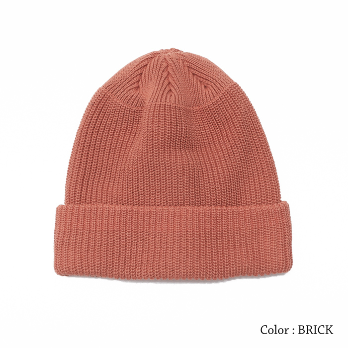 DECHO（デコー）Cotton Knit Cap（コットンニットキャップ）/Brick（ブリック）・S.Beige（Sベージュ）・E.Blue（Eブルー）  - タイガース・ブラザース本店オンラインショップ