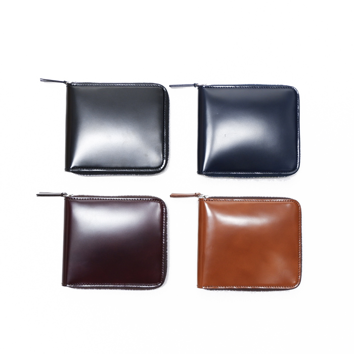 ARTS&CRAFTS（アーツアンドクラフツ）ROUND ZIP BILLFOLD  WALLET（ラウンドジップビルフォールドウォレット）CORDOVAN ACC/Black（ブラック）