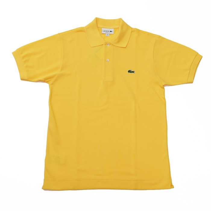 LACOSTE(ラコステ)Classic Fit Pique Polo Shirt(クラシックフィットピケポロシャツ)/Jaune(イエロー)※Imported from France - タイガース・ブラザース本店オンラインショップ