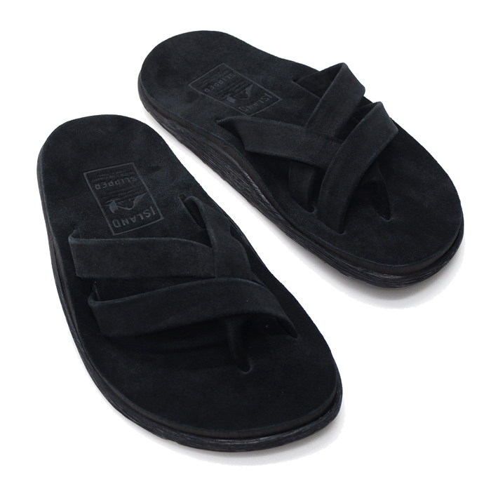 ISLAND SLIPPER（アイランドスリッパ）スリーストラップブルハイド 
