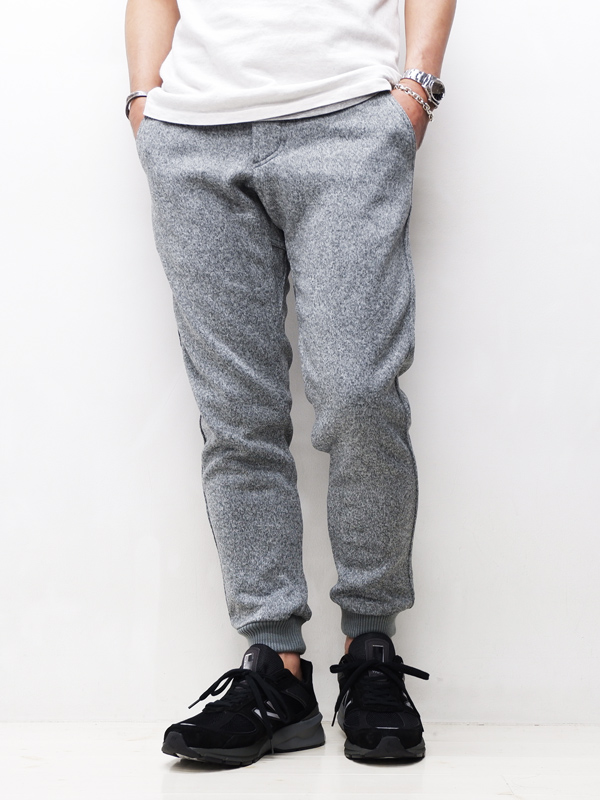 GRAMICCI FLEECE NARROW RIB PANTS【S】グレー