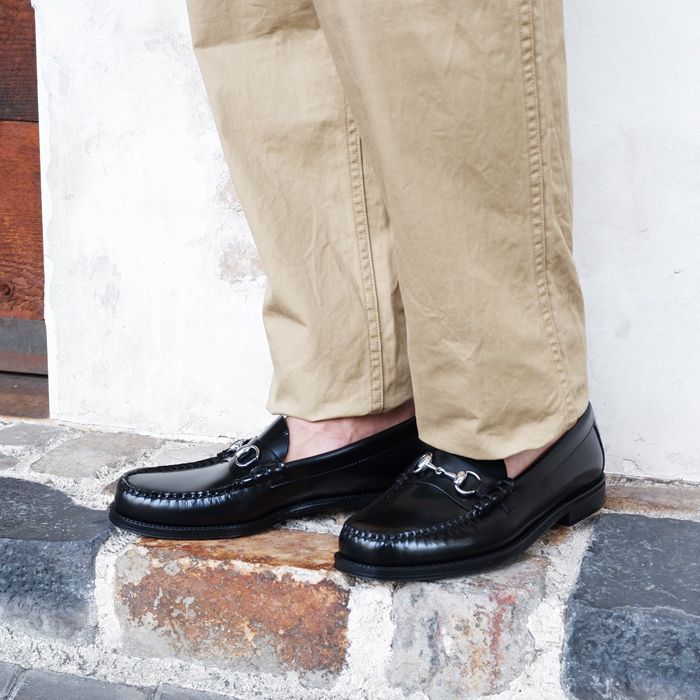 G H Bass ジーエイチバス Lincoln Moc Bit Loafer リンカーン モックビットローファー ラバーソール Black ブラック タイガース ブラザース本店オンラインショップ