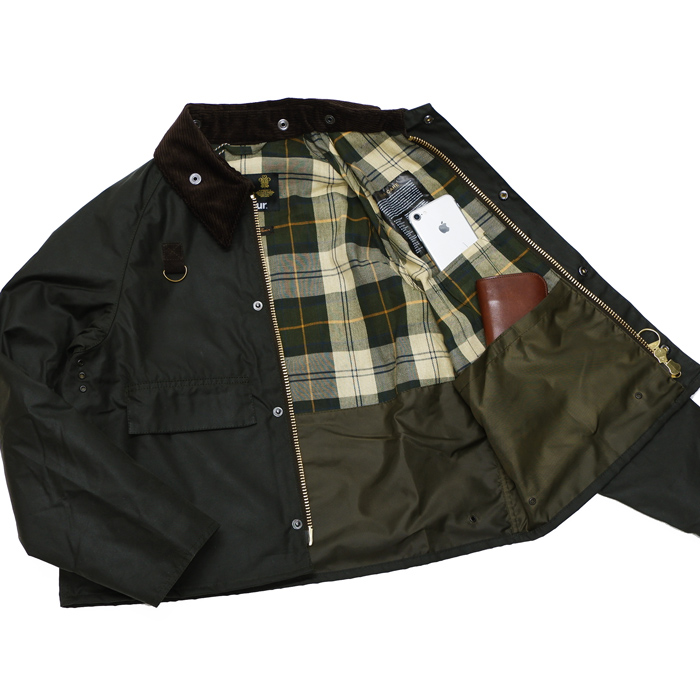 BarbourバブァーSPEY JACKETスペイジャケット/Sageセージ