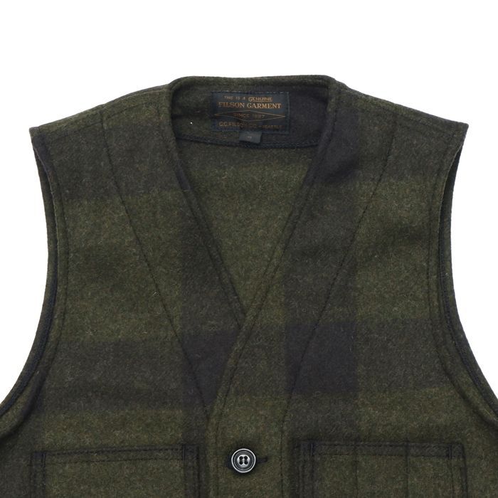 FILSON（フィルソン）MACKINAW WOOL VEST（マッキーノウールベスト 