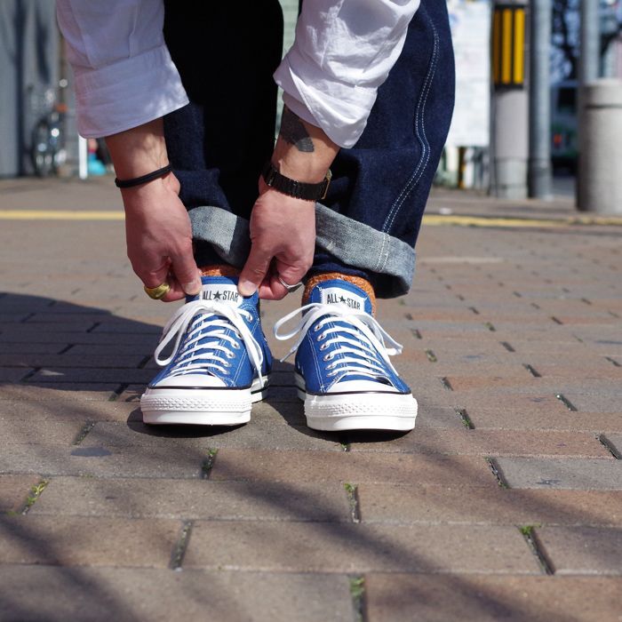 Converse コンバース Canvas All Star J Ox キャンバスオールスターj Ox Light Navy ライトネイビー タイガース ブラザース本店オンラインショップ