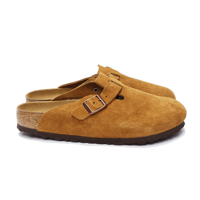 ビルケンシュトックボストンBOSTON43 28cmブラウンスウェードhumant