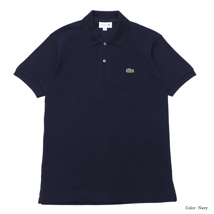 LACOSTE（ラコステ）Classic Fit Pique Shirt（クラシックフィットピケポロシャツ）/White（ホワイト）・Navy（ネイビー）※Imported from France