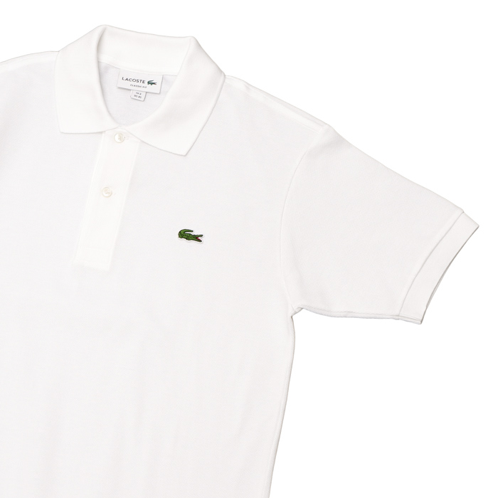 LACOSTE（ラコステ）Classic Pique Shirt（クラシックフィットピケポロシャツ）/White（ホワイト）・Navy（ネイビー）※Imported from France -