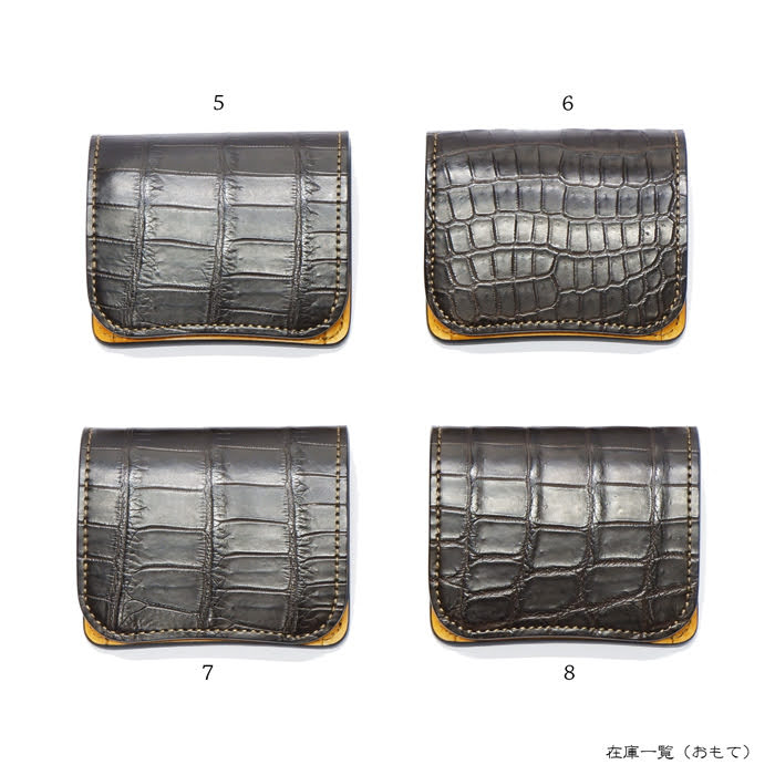 ワイルドスワンズ クロコ パーム V2 ミニ財布《パーム-V2》クロコダイル｜WILDSWANS(ワイルド