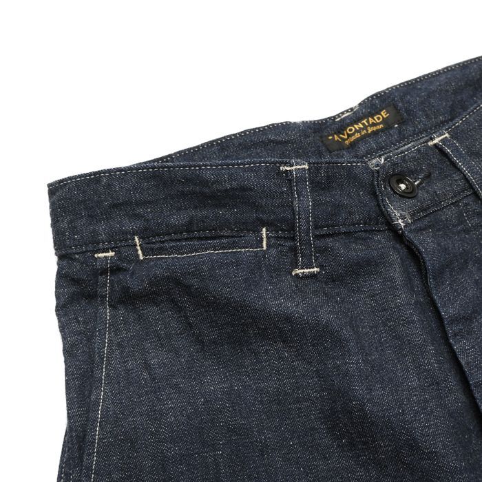 A VONTADE（アボンタージ）Buckle back PW Denim Trousers（バックル