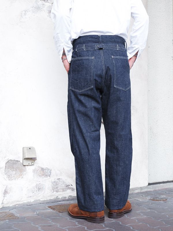 A VONTADE（アボンタージ）Buckle back PW Denim Trousers（バックル