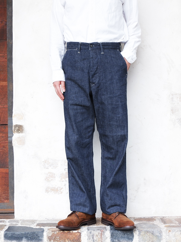 A VONTADE（アボンタージ）Buckle back PW Denim Trousers（バックル