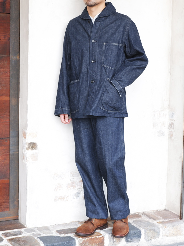 A VONTADE（アボンタージ）Buckle back PW Denim Trousers（バックル