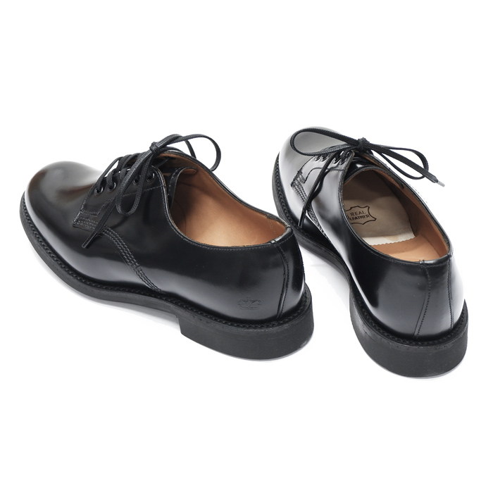 SANDERS（サンダース）Female Plain Toe Shoe Rubber Sole（レディース プレーントゥシューズ  ラバーソール）/Black（ブラック） - タイガース・ブラザース本店オンラインショップ