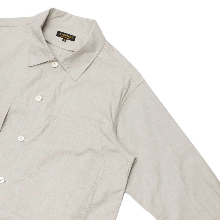 A VONTADE(アボンタージ)PW Shirt Jacket(PWシャツジャケット)Buff