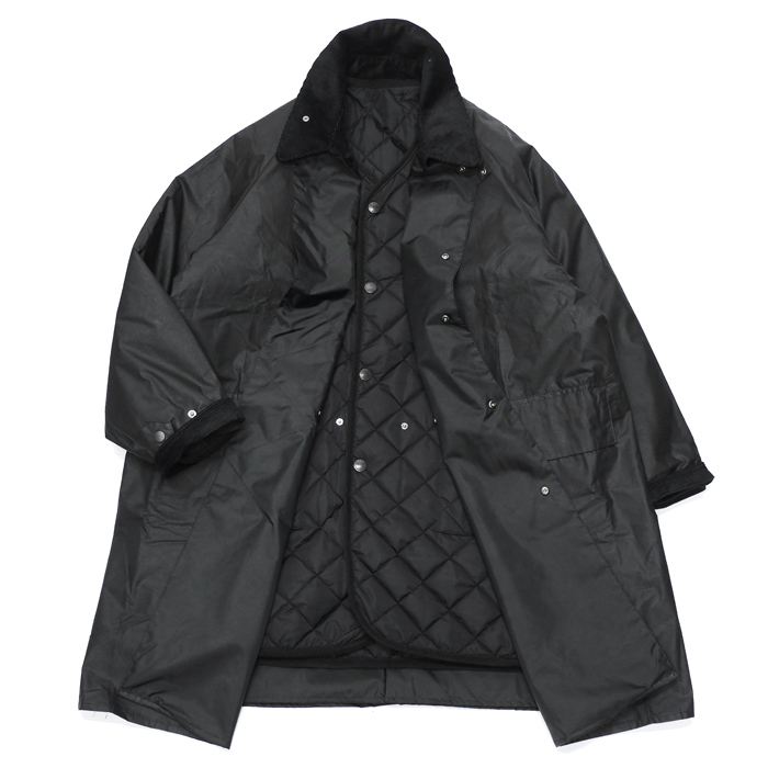 KAPTAIN SUNSHINE×Barbour No-collar Coat