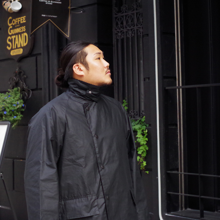 KAPTAIN SUNSHINE Barbour ブラック