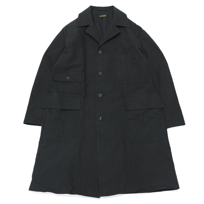 A VONTADE(アボンタージ)Atelier Long Coat(アトリエロングコート)Wool Cotton Buff Cloth/Black(ブラック) - タイガース・ブラザース本店オンラインショップ A VONTADE(アボンタージ)Atelier Long Coat(アトリエロングコート)Wool Cotton Buff Cloth/Black(ブラック) - タイガース・ブラザース本店オンラインショップ