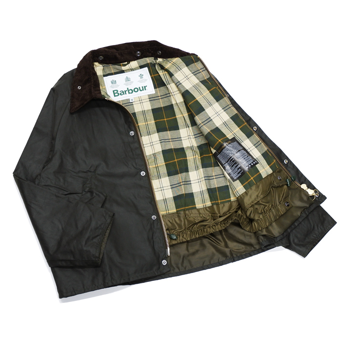 Barbour TRANSPORT WAX JACKET sage 40