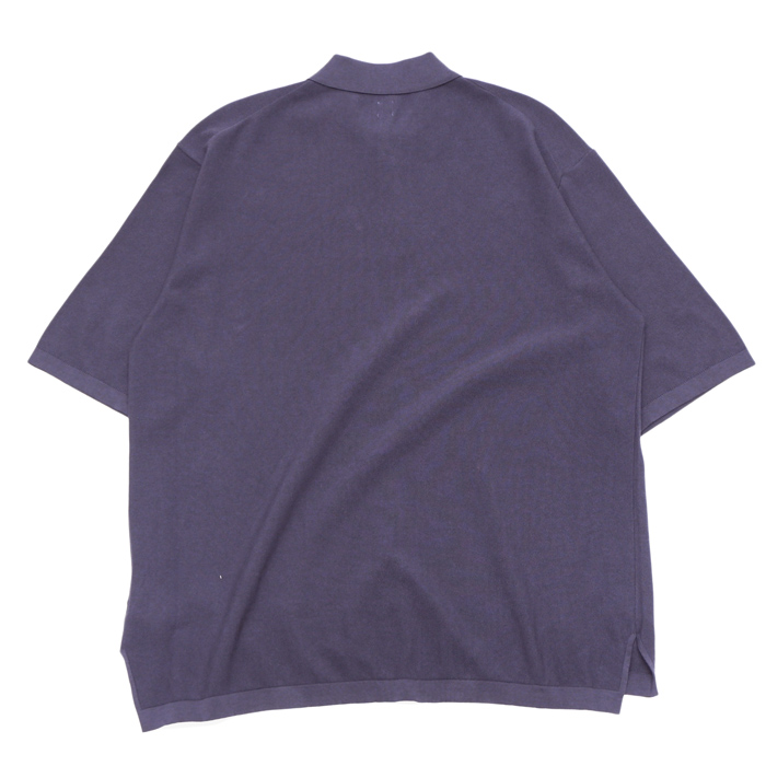 KAPTAIN SUNSHINE（キャプテンサンシャイン）Polocollar Knit Shirt（ポロカラーニットシャツ）HI TWIST  PIQUE KNIT/Navy（ネイビー） - タイガース・ブラザース本店オンラインショップ