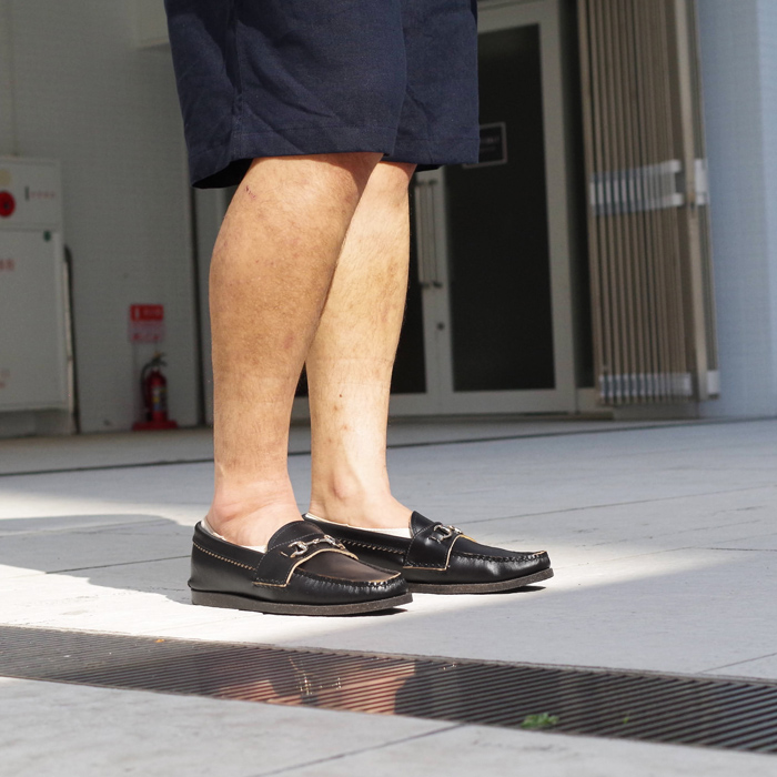 YUKETENユケテンBit LoaferビットローファーCamp Sole/Black